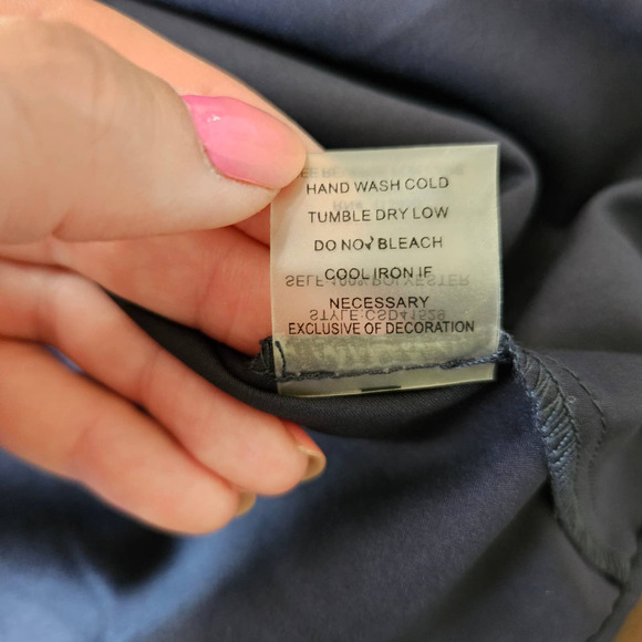 Modern Citizen Women's Navy Blue‎ Satin Halter Neck Mini Dress. Size M - Picture 11 of 12